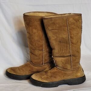UGG Ultimate Tall Braid Chestnut Boots 7